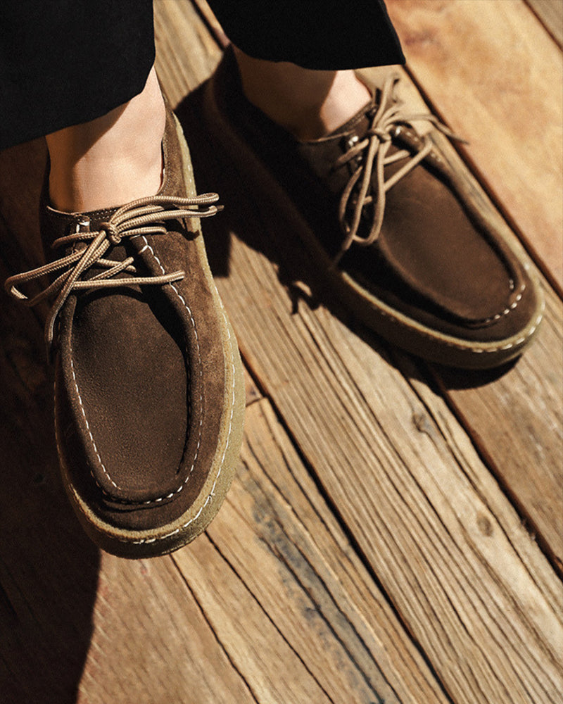 CHAUSSURES VILLE DAIM PREMIUM