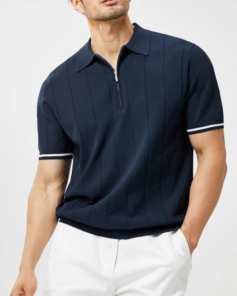 POLO LISERÉ CONTRASTANT