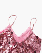STÉPHANIE MINI ROBE SEQUINS