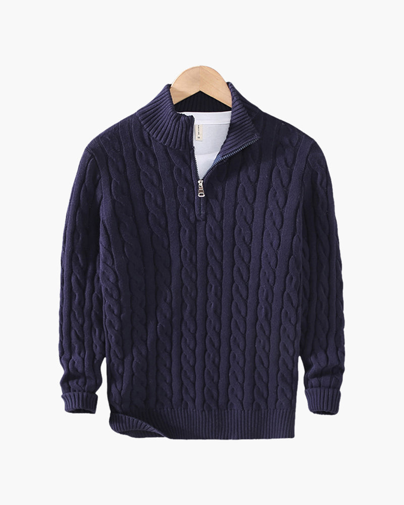 VERBIER PULL DEMI-ZIP HOMME
