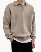 PULL BOUTONNÉ LAINE