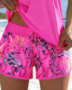 OCÉAN TANKINI IMPRIMÉ FENDU