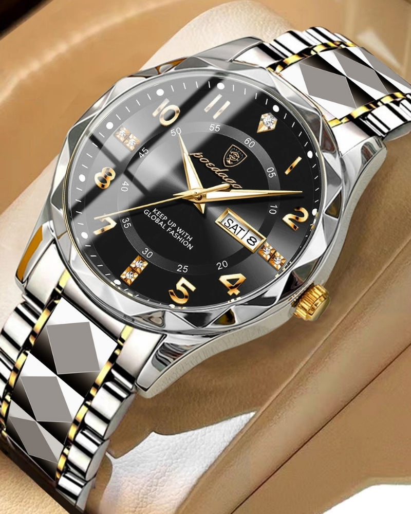 Montre Acier Bicolore Classique