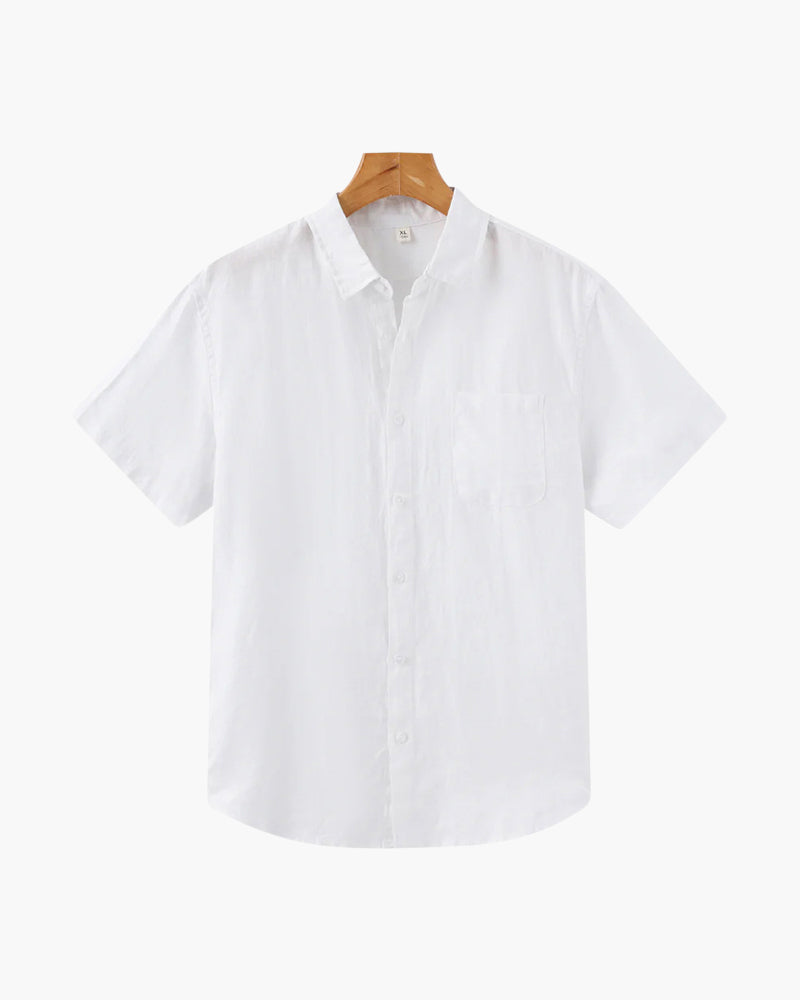 CAPE TOWN CHEMISE LIN COURTE