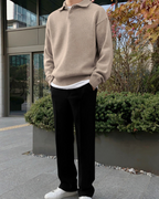 PULL BOUTONNÉ LAINE