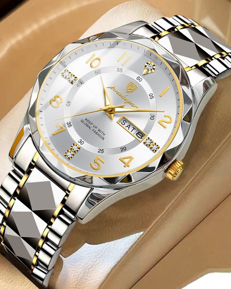 Montre Acier Bicolore Classique