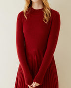 ISAURE ROBE ÉVASÉE CACHEMIRE