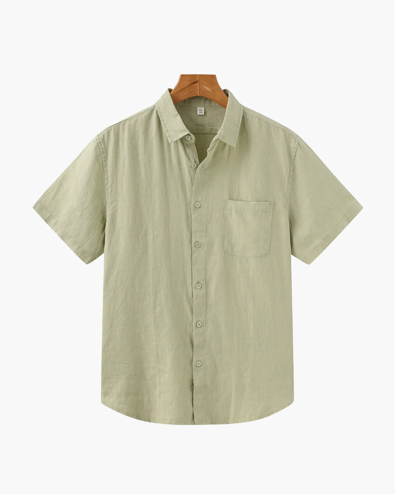 CAPE TOWN CHEMISE LIN COURTE