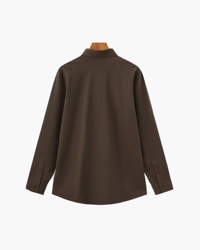CHEMISE COTON FLEX TAILLÉE