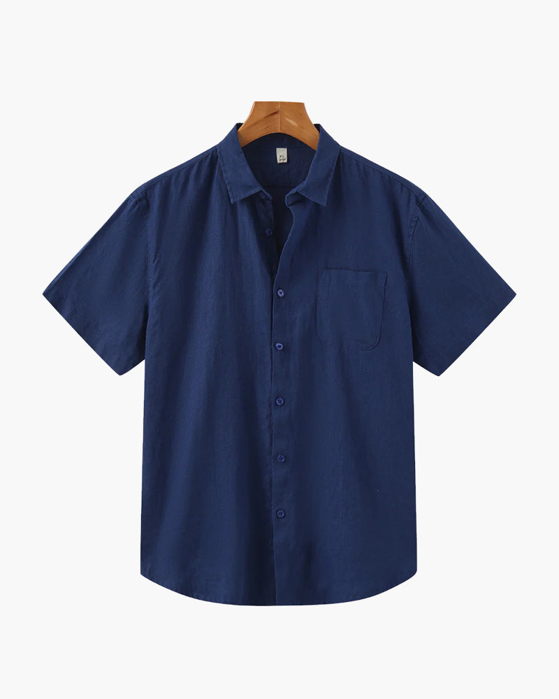 CAPE TOWN CHEMISE LIN COURTE