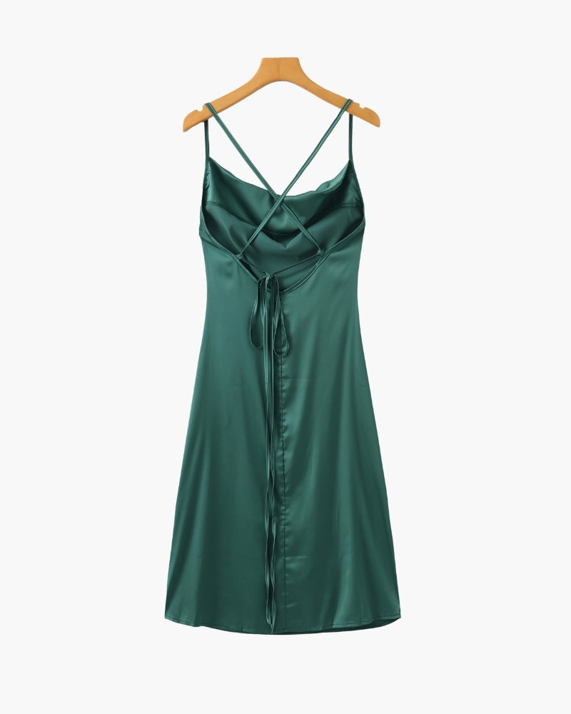 CHÂTEAU ROBE NUISETTE SOIE