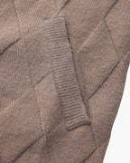 CARDIGAN ZIPPÉ LOSANGES