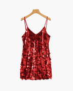 STÉPHANIE MINI ROBE SEQUINS
