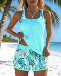 OCÉAN TANKINI IMPRIMÉ FENDU