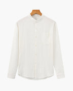 CHEMISE COL MANDARIN COTON