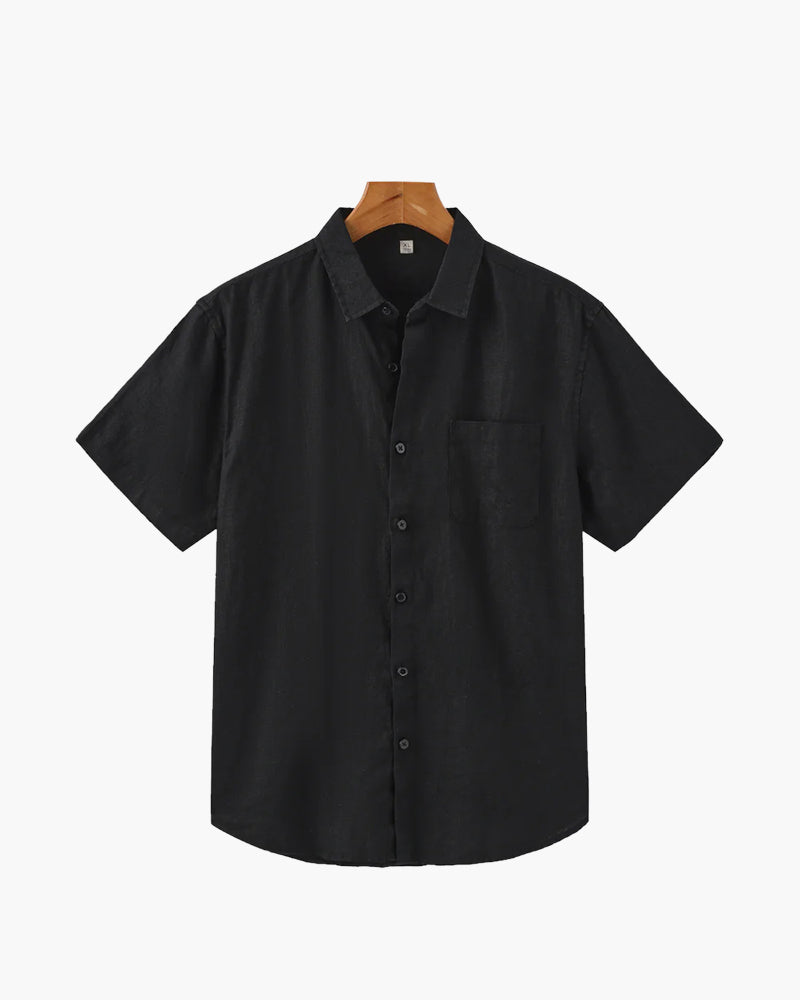 CAPE TOWN CHEMISE LIN COURTE