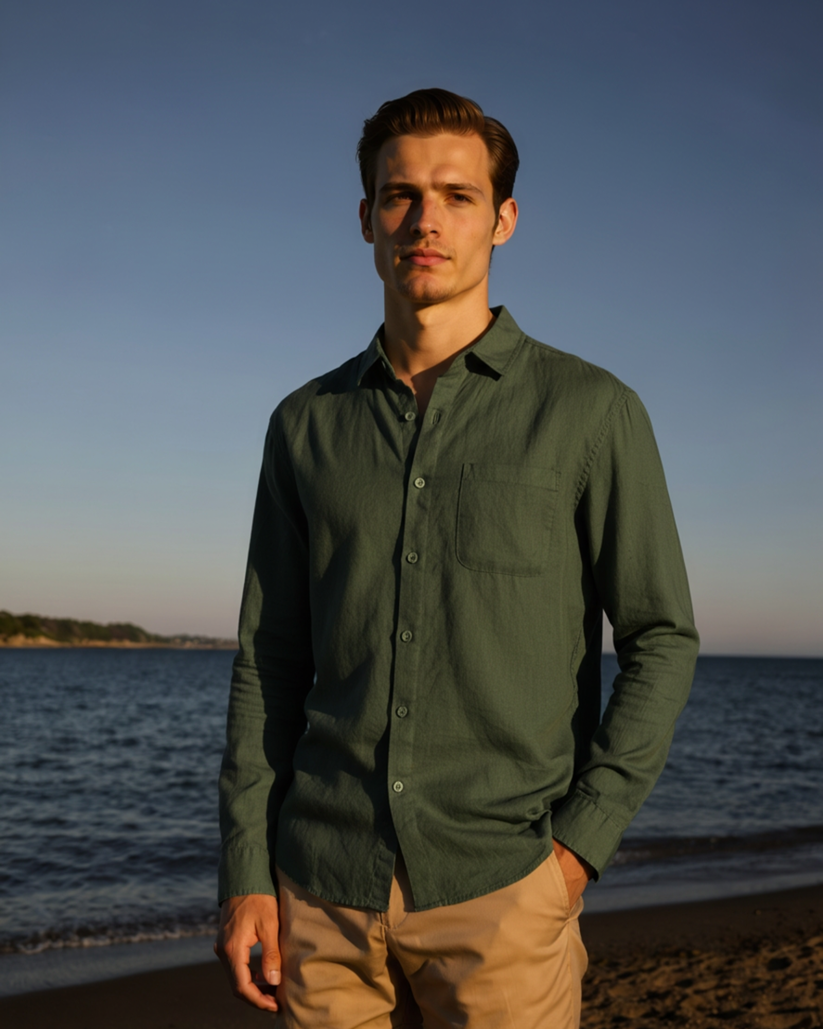 CAPE TOWN CHEMISE 100% LIN