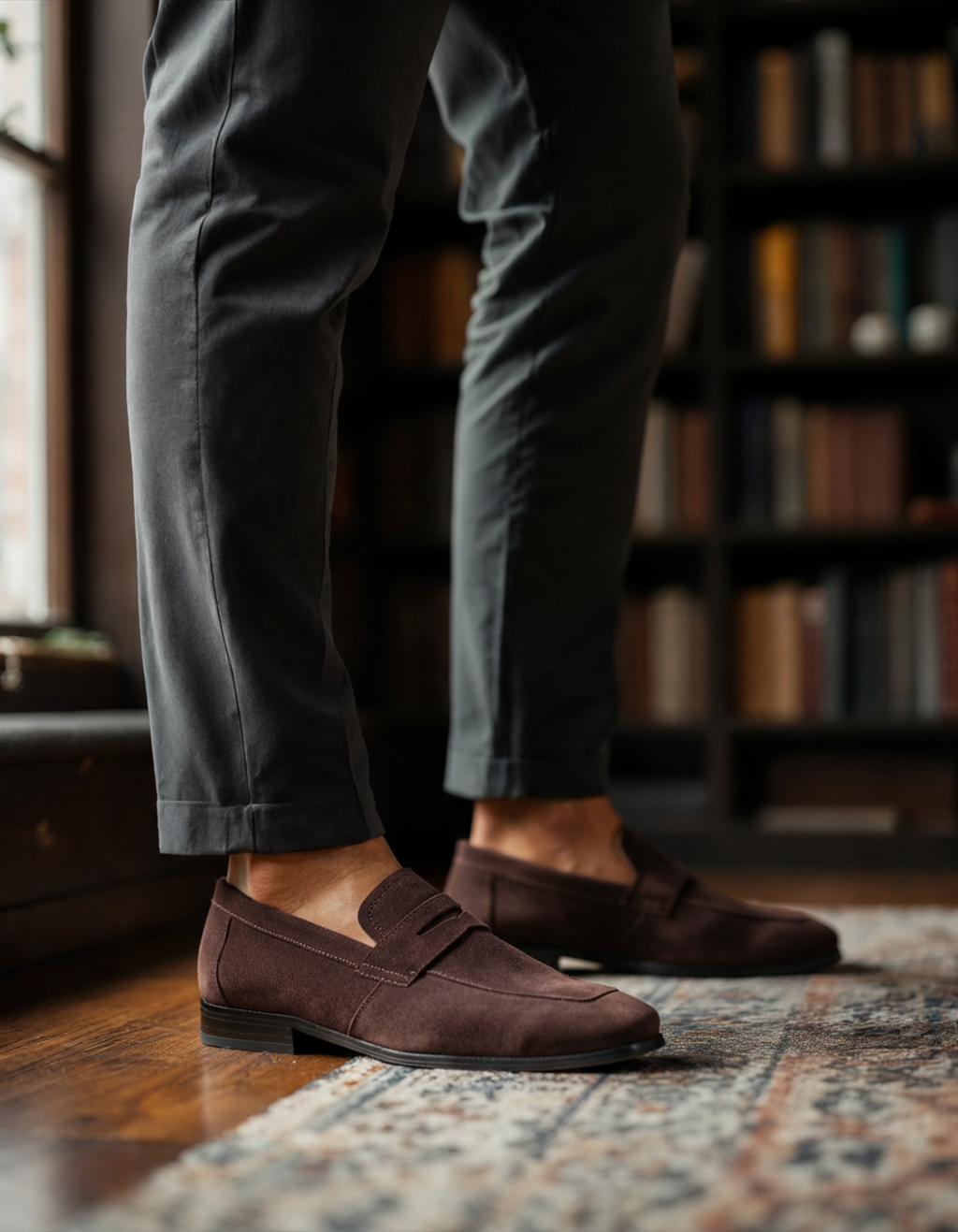 MOCASSINS PENNY DAIM