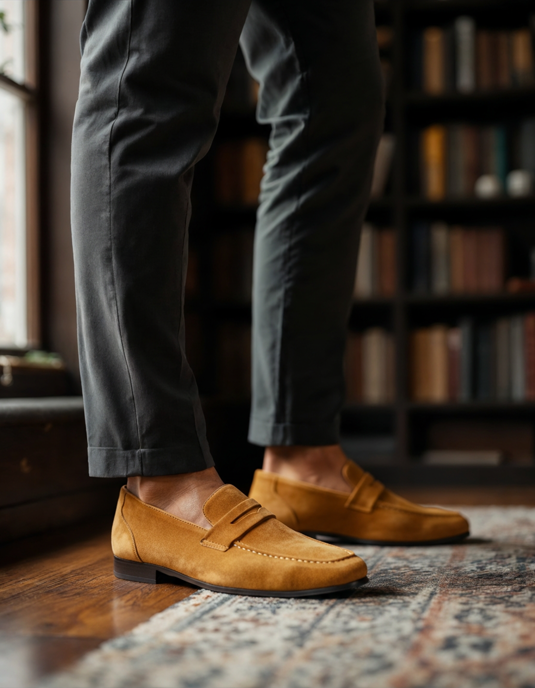MOCASSINS PENNY DAIM