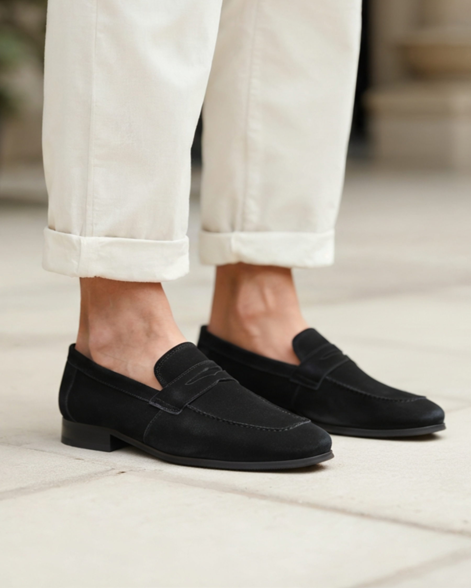 MOCASSINS PENNY DAIM