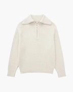 PULL ZIPPÉ RAYÉ