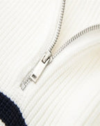 PULL ZIPPÉ RAYÉ