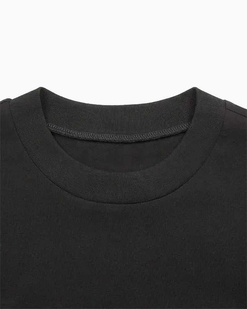 T-SHIRT UNI RAFFINÉ