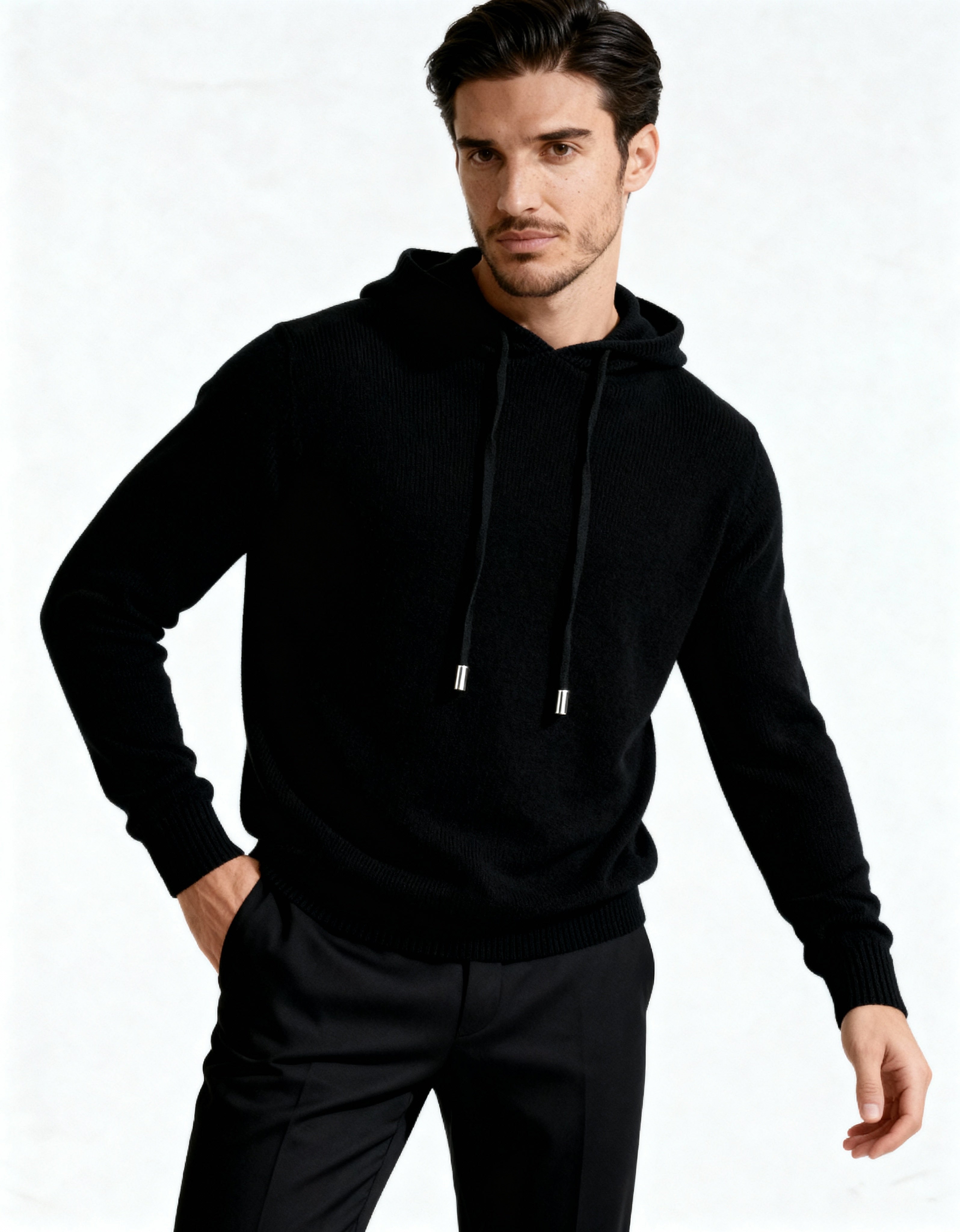 HOODIE 100% CACHEMIRE