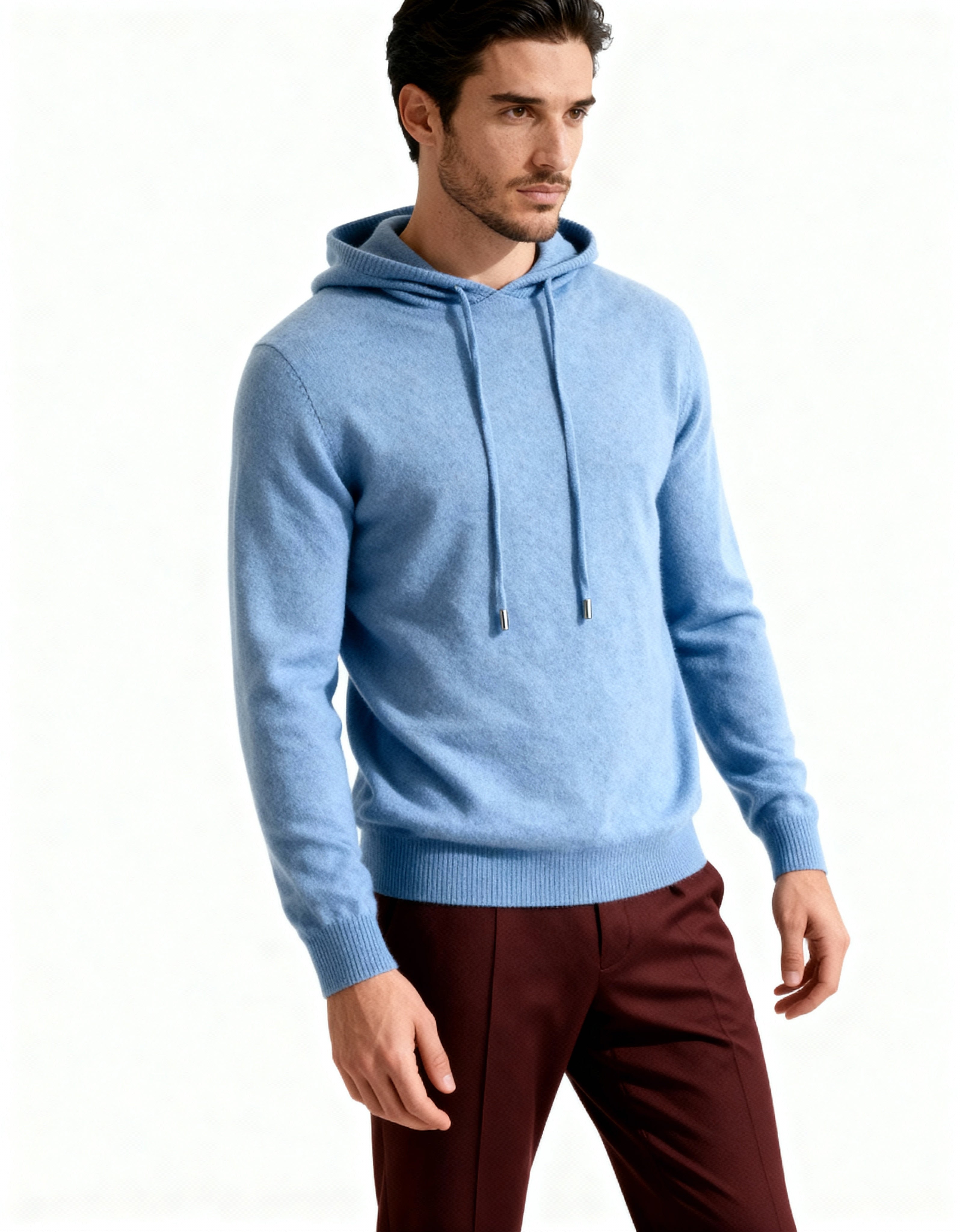 HOODIE 100% CACHEMIRE