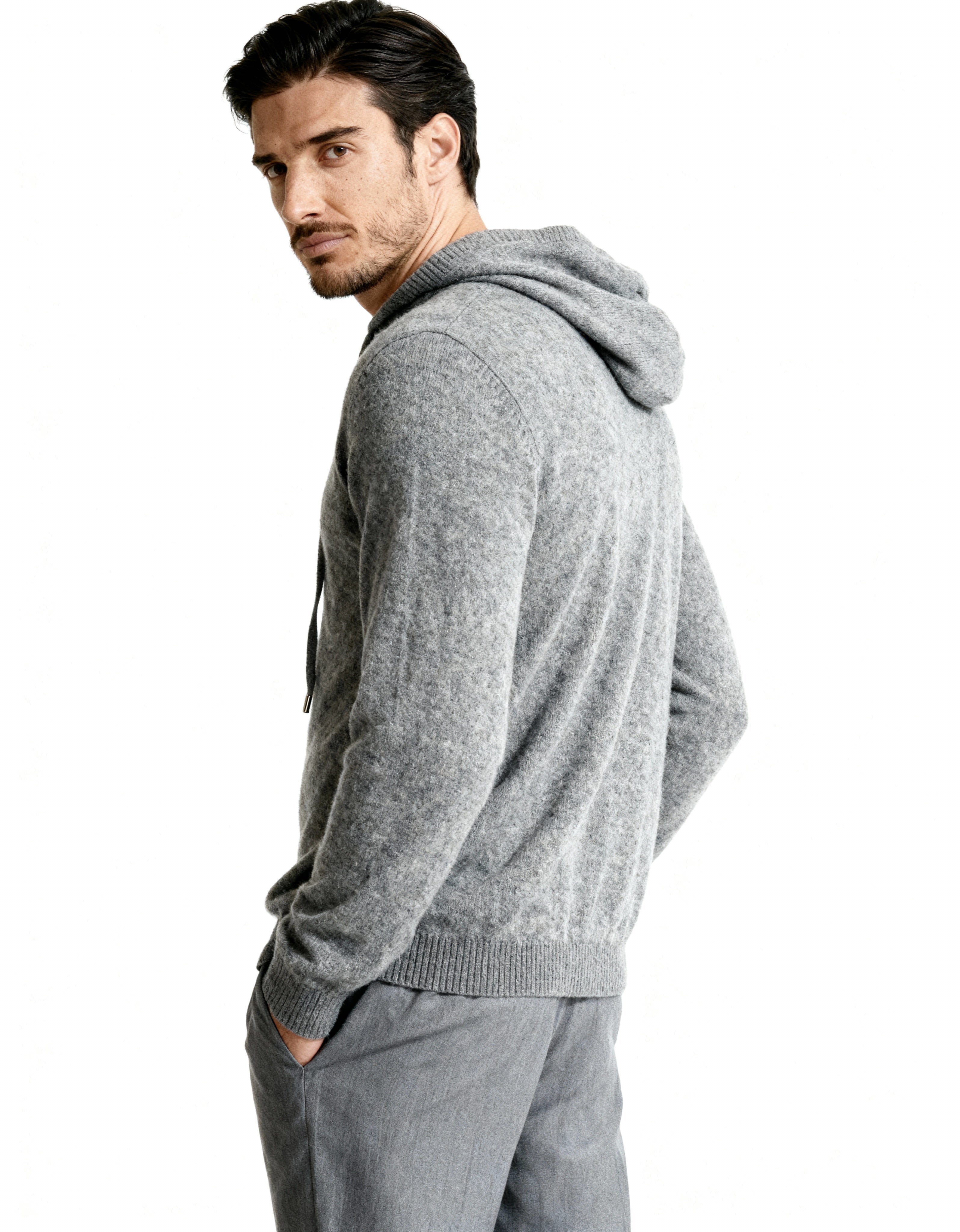 HOODIE 100% CACHEMIRE