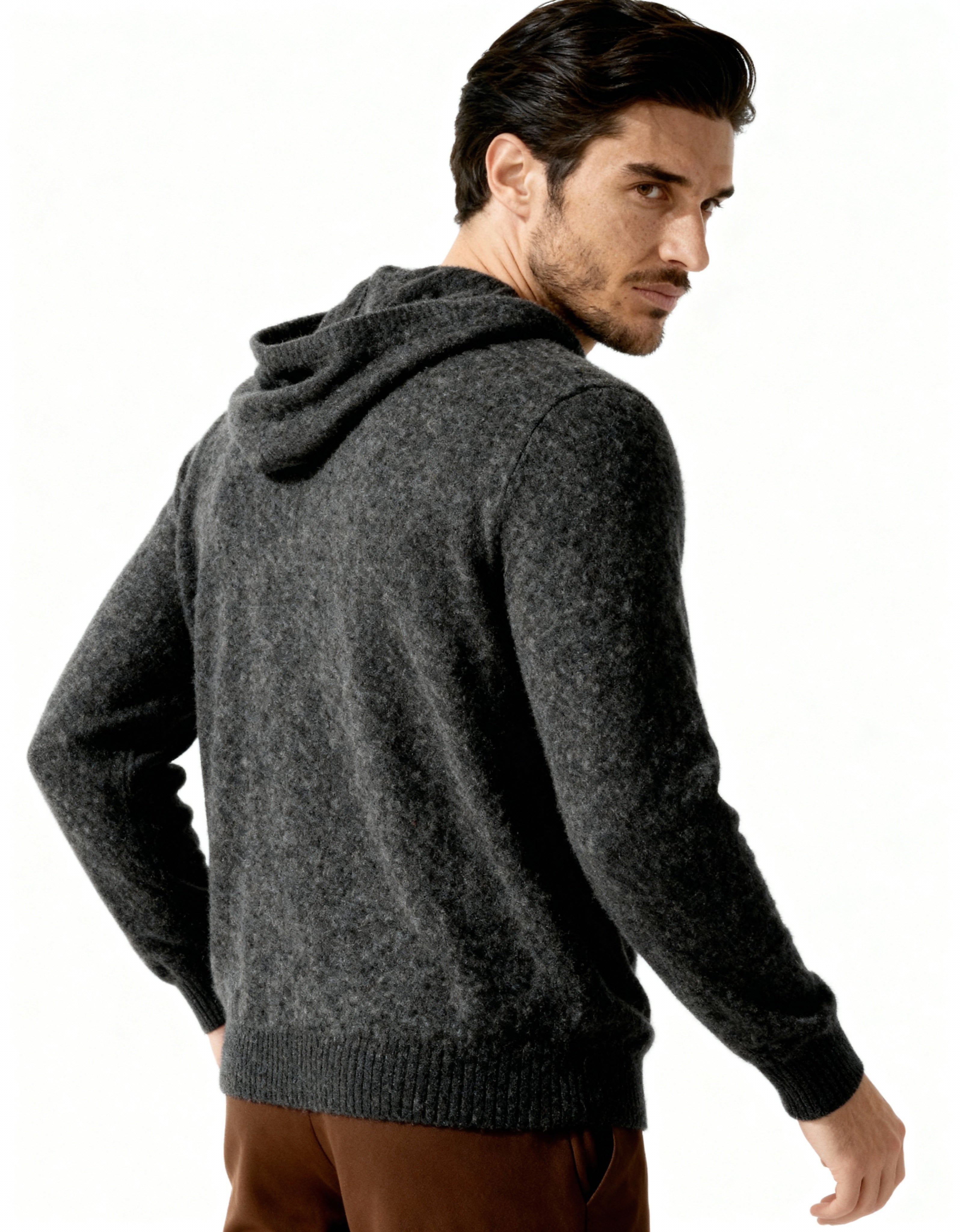 HOODIE 100% CACHEMIRE