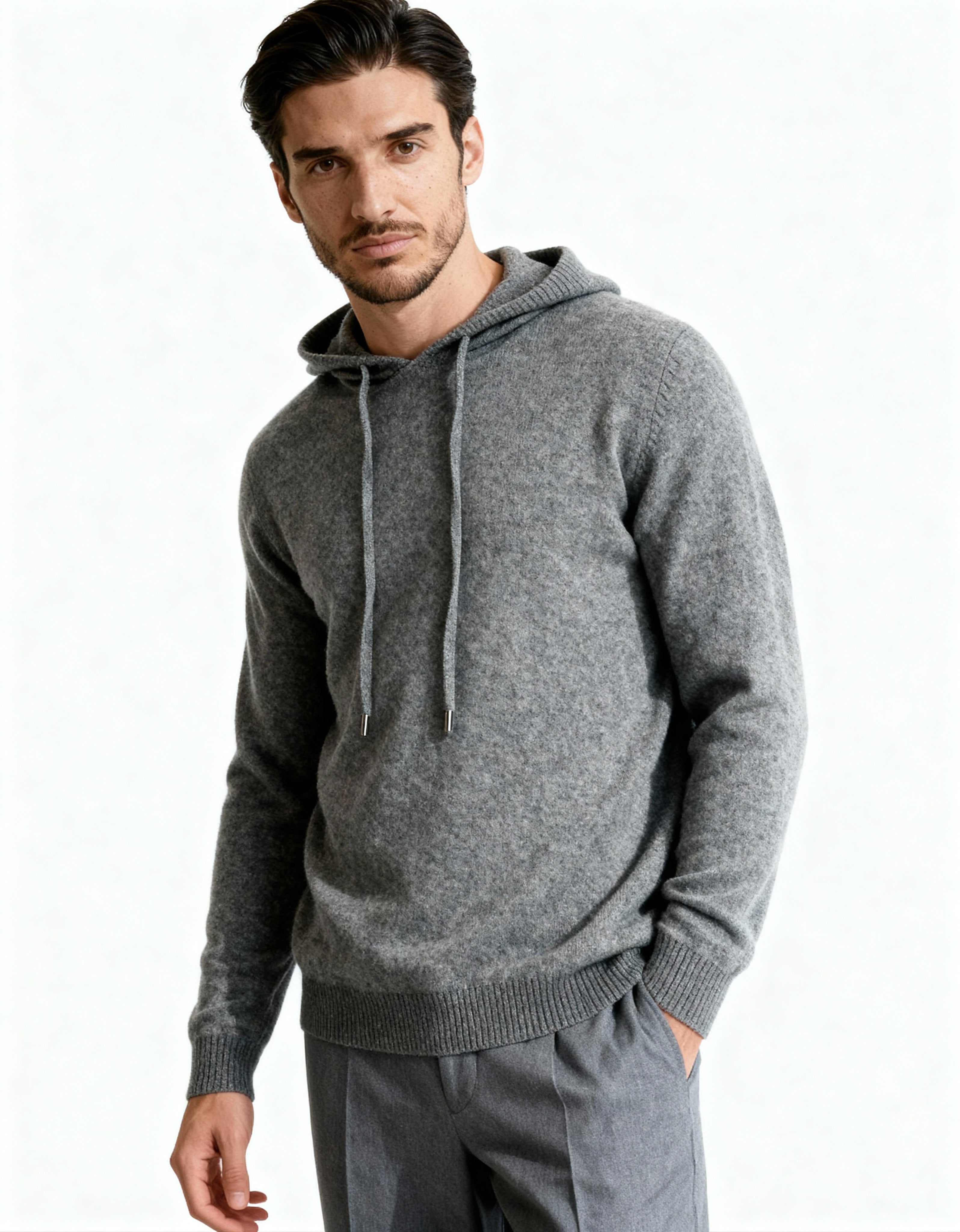 HOODIE 100% CACHEMIRE