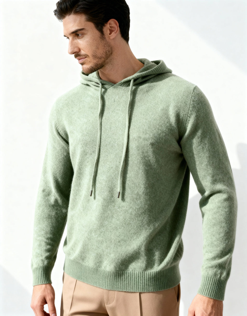 HOODIE 100% CACHEMIRE