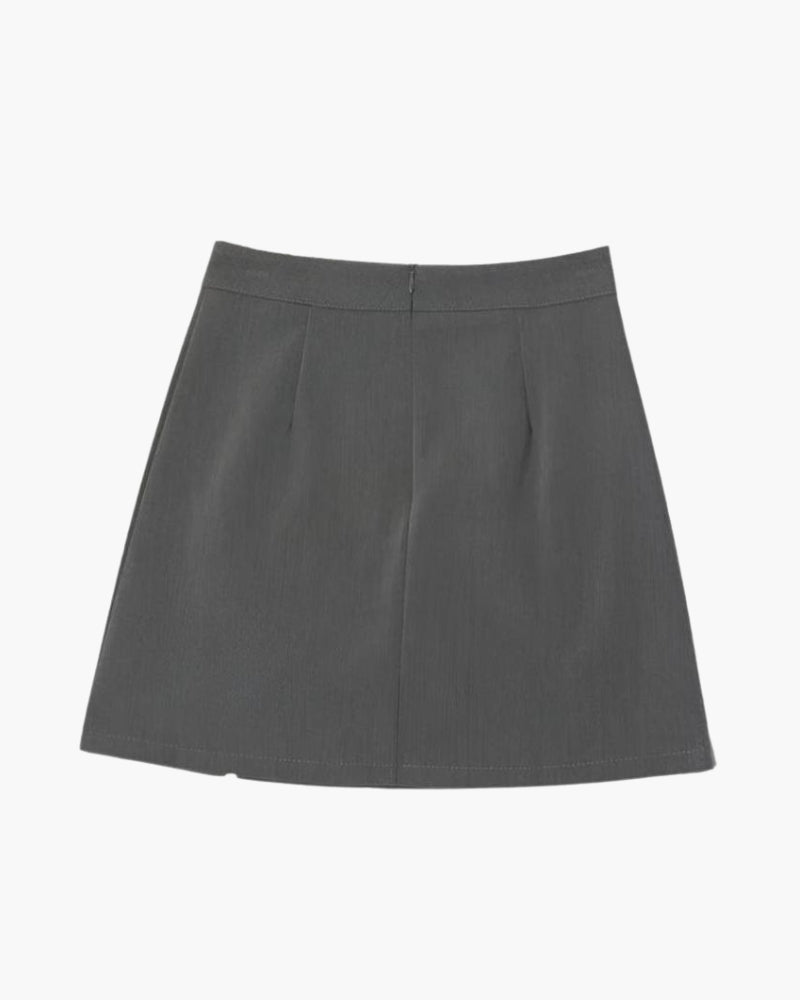 OXFORD JUPE DROITE