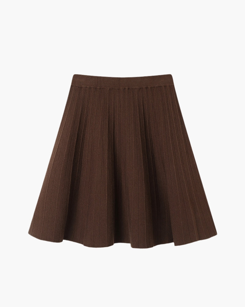 OXFORD JUPE LAINE PLISSÉE