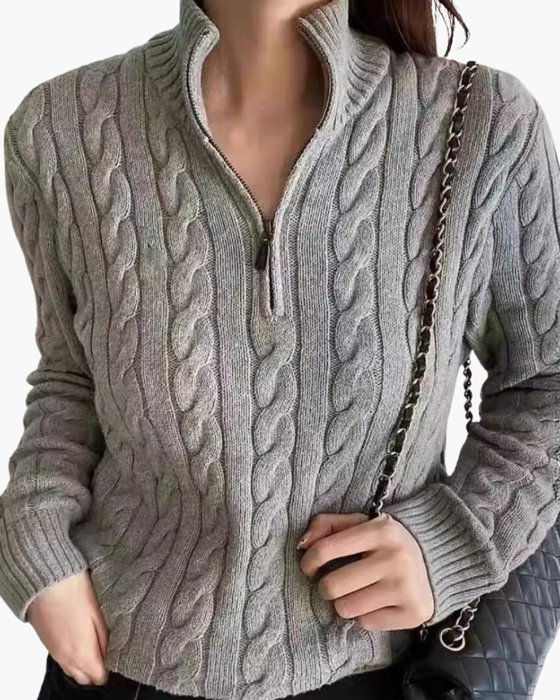 VERBIER PULL DEMI-ZIP