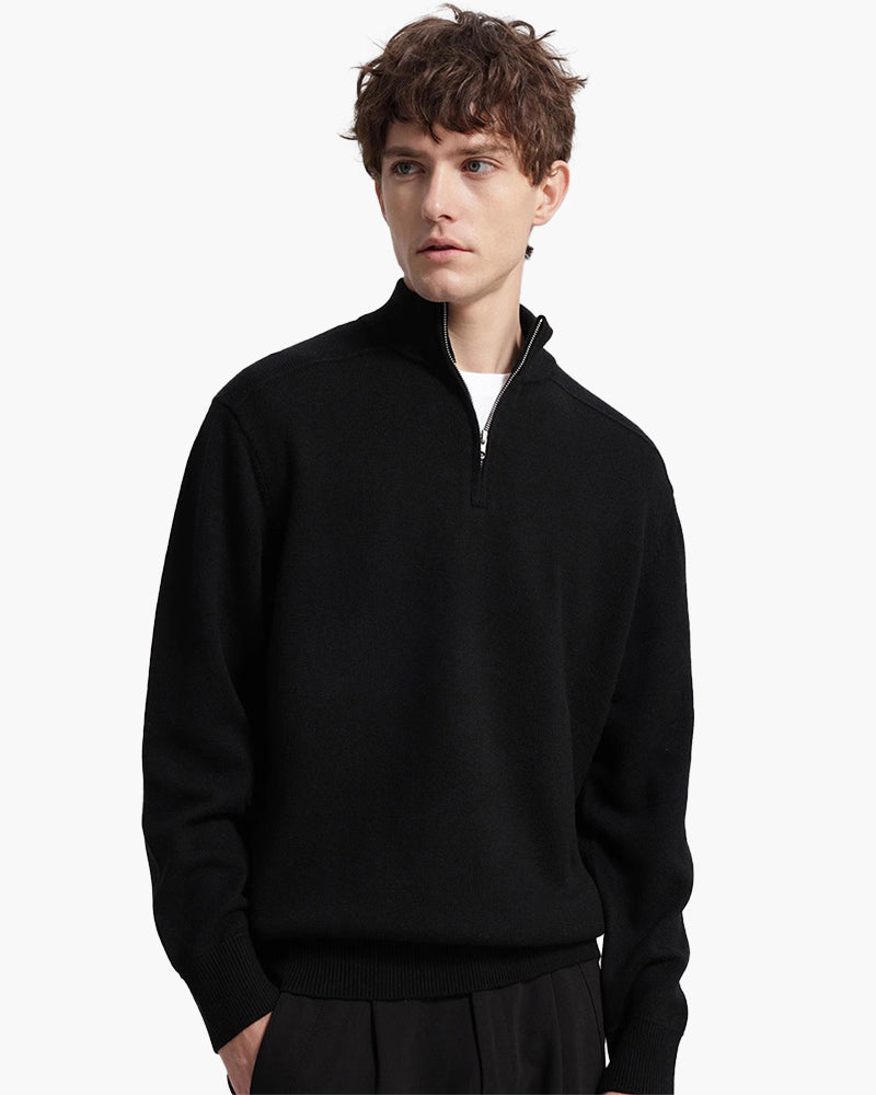 VESTE ZIPPÉE LAINE MÉRINOS