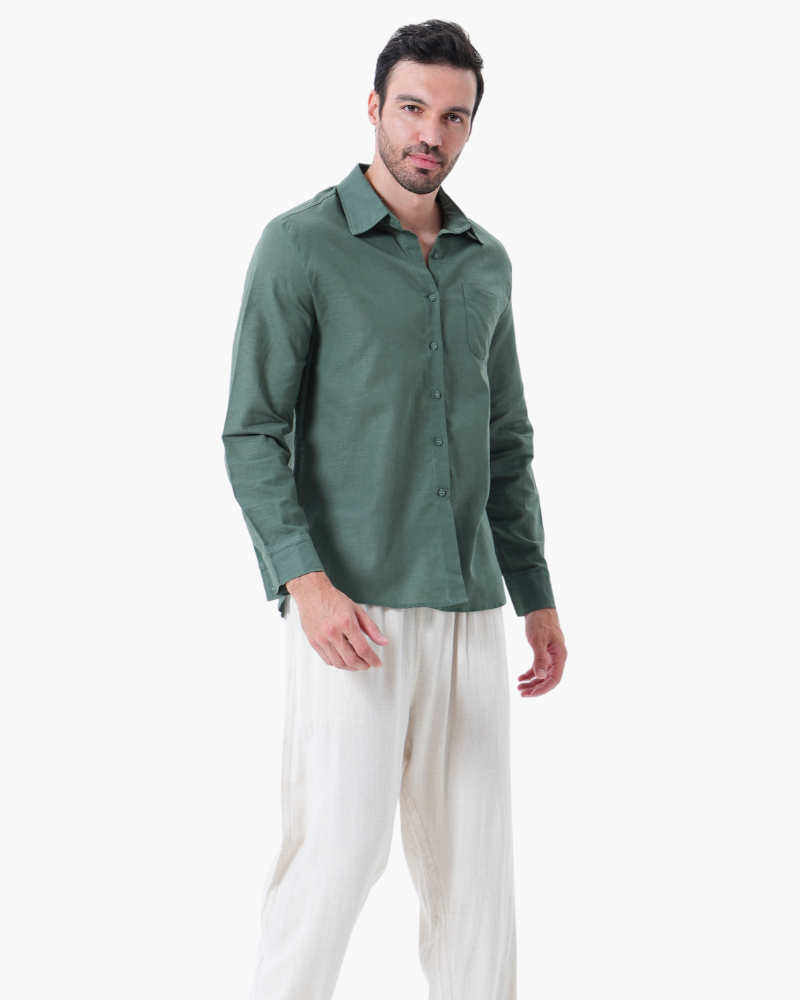 Ensemble Lin Manches Longues Old Money