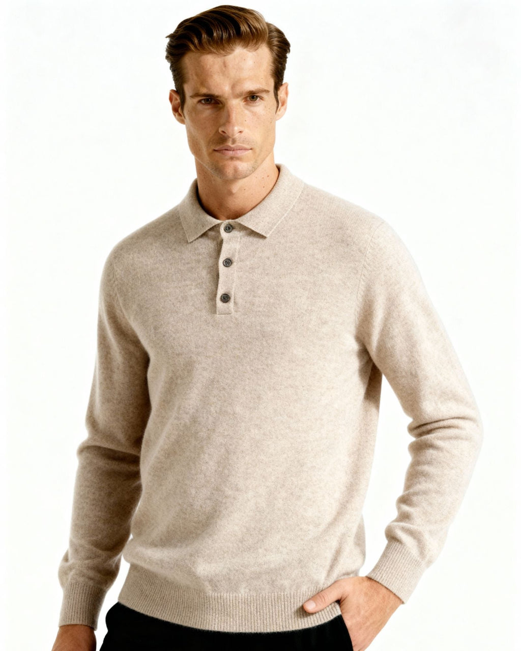 POLO 100% CACHEMIRE