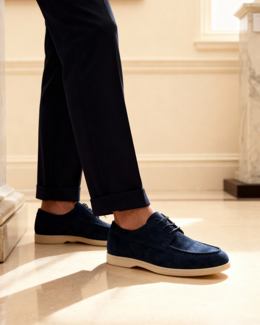 CHAUSSURES LACETS DAIM PREMIUM