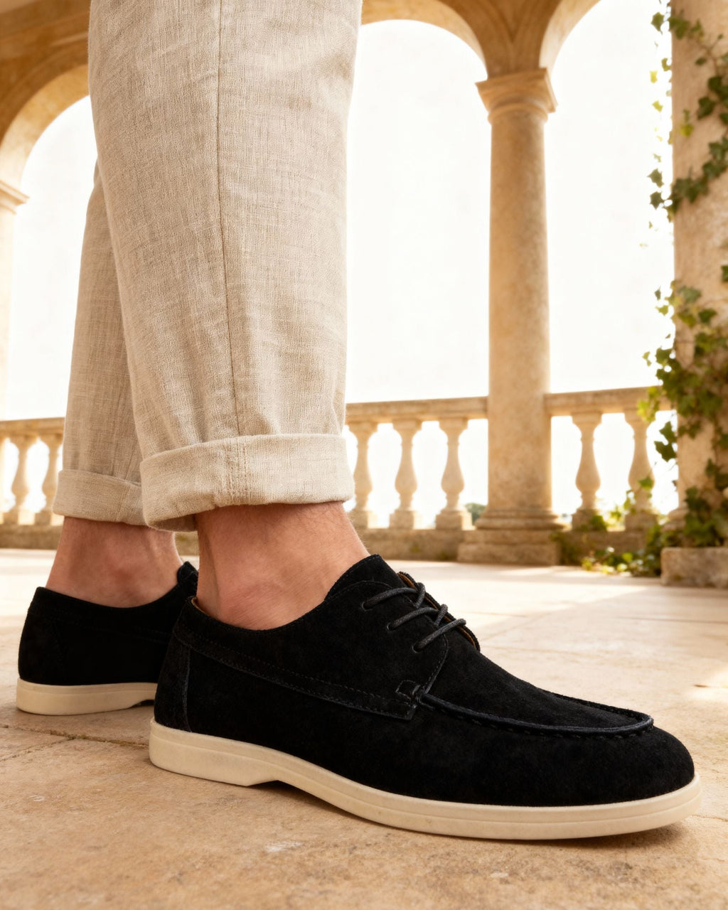 CHAUSSURES LACETS DAIM PREMIUM