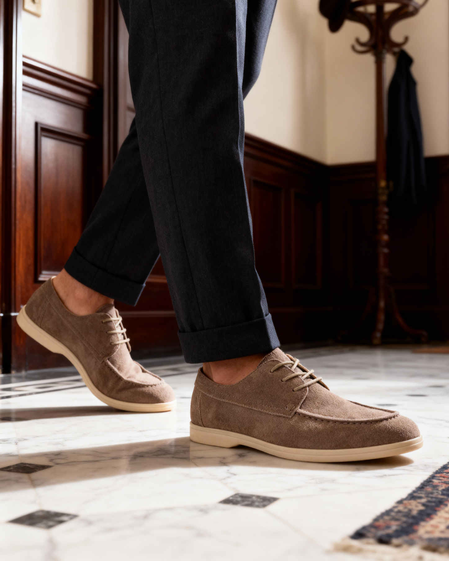 CHAUSSURES LACETS DAIM PREMIUM