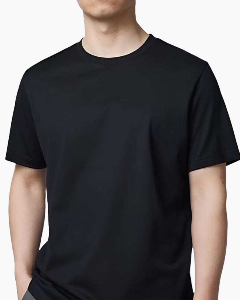 T-SHIRT UNI RAFFINÉ