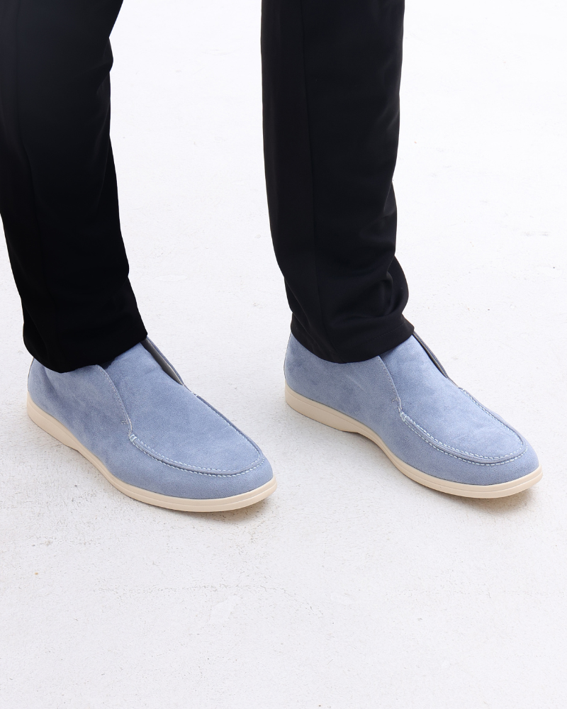 MOCASSINS DAIM HAUTEUR