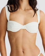 Haut de Bikini Rhodes - Ivoire