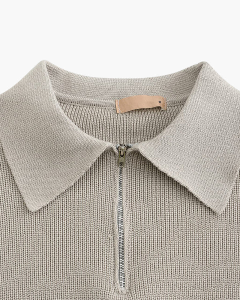 CESARE PULL DEMI-ZIP