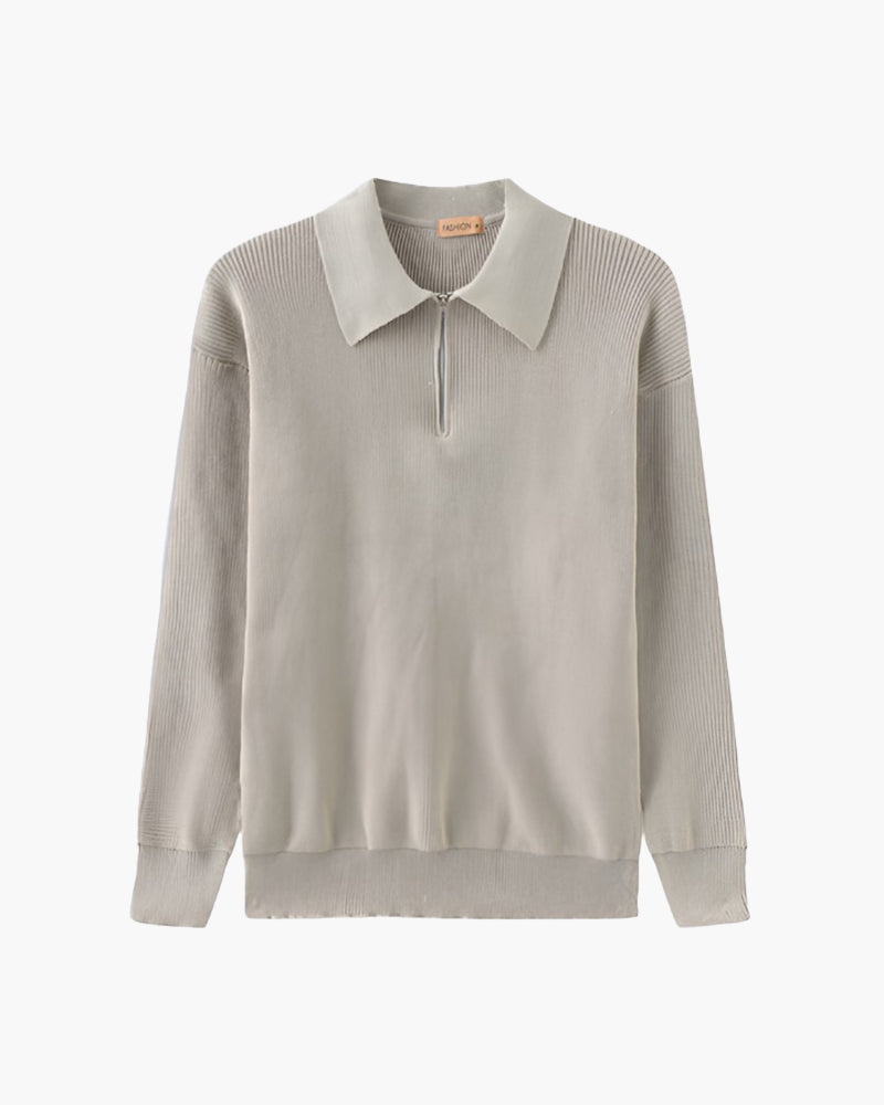 CESARE PULL DEMI-ZIP