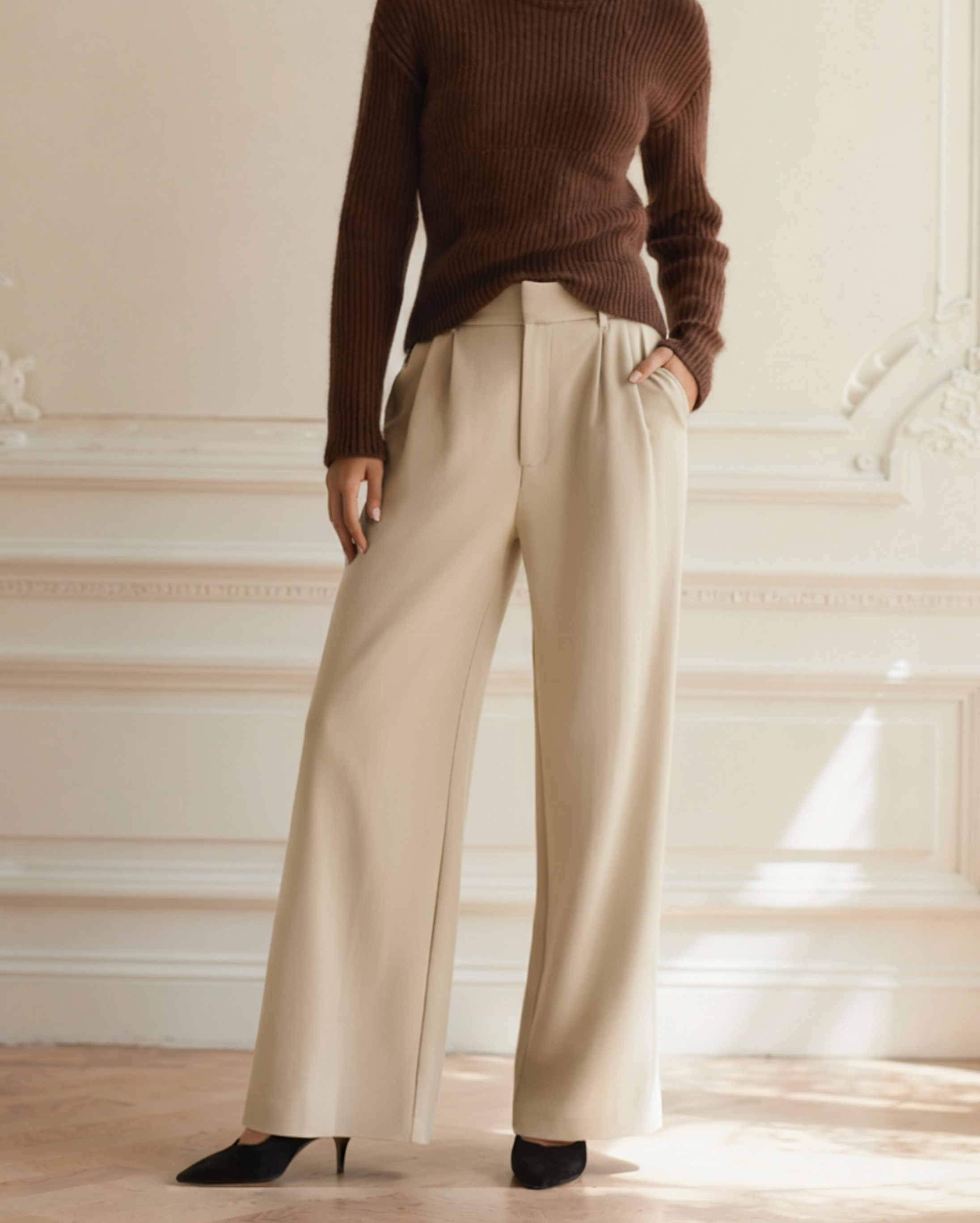 SERENA PANTALON JAMBE LARGE