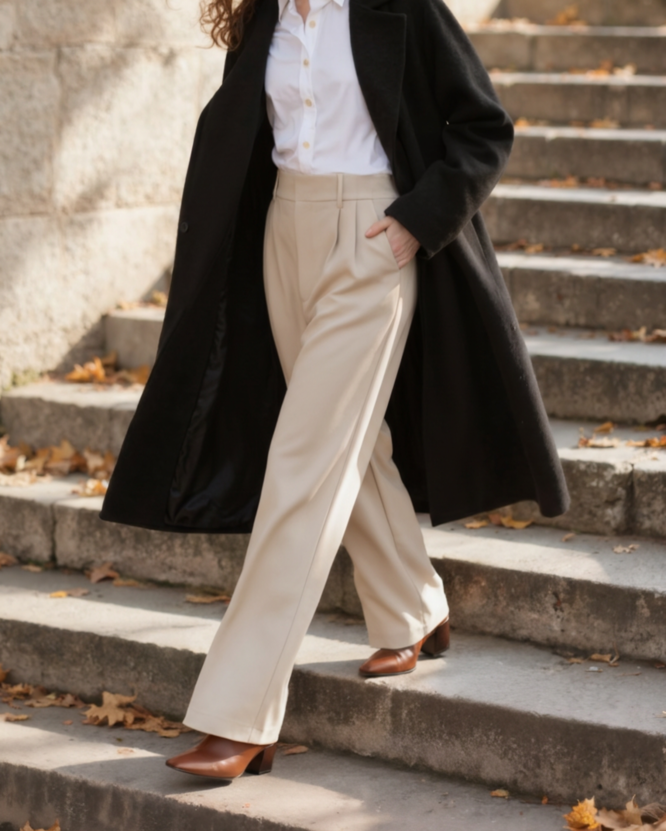 SERENA PANTALON JAMBE LARGE