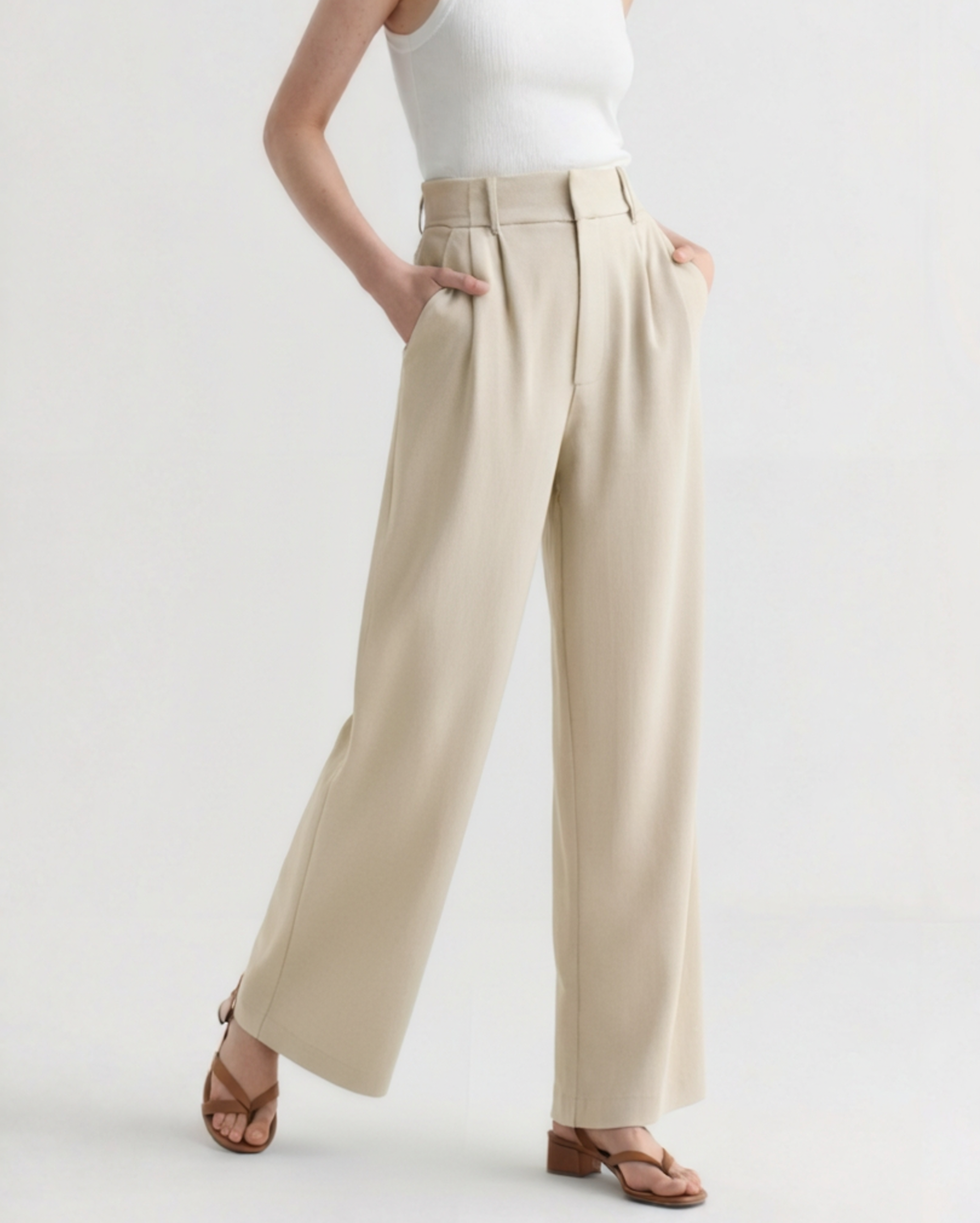 SERENA PANTALON JAMBE LARGE